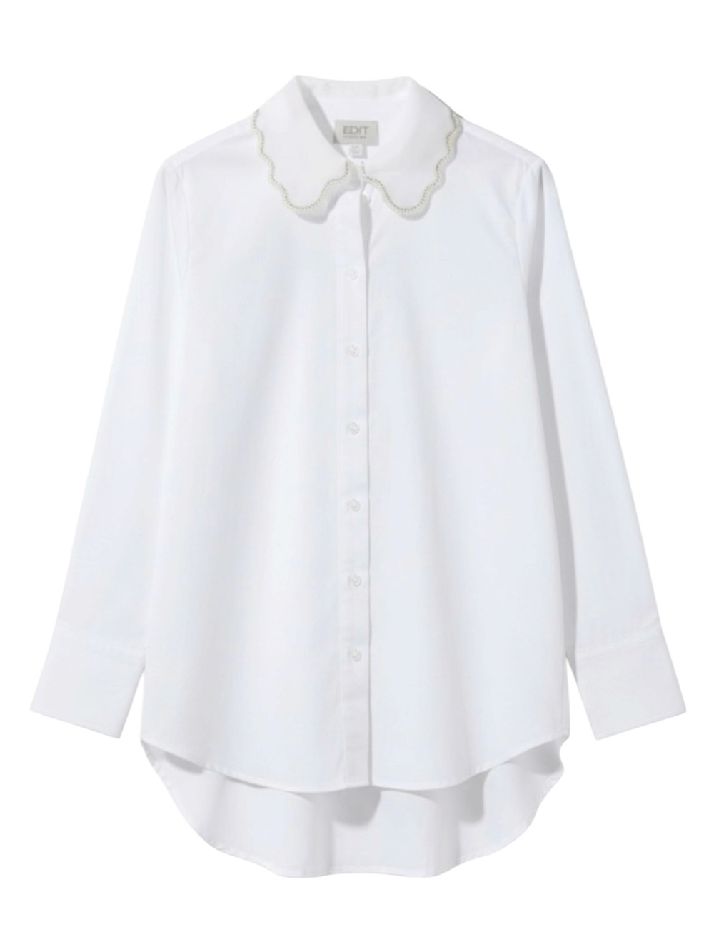 Jason Wu Embellished Collar Dress Shirt